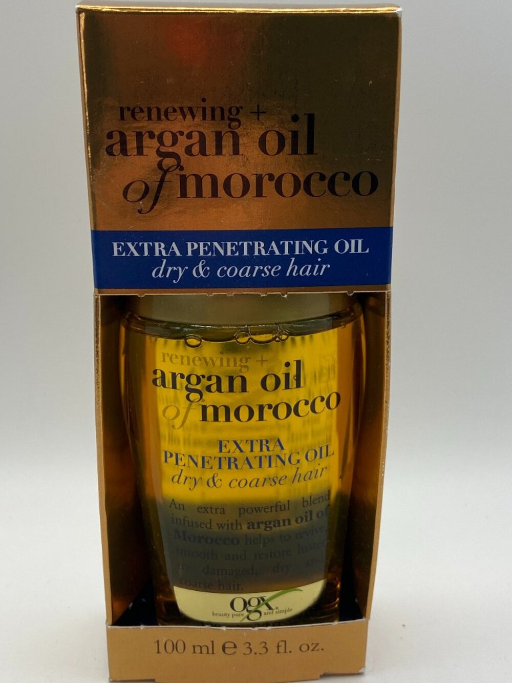 OGX Extra Strength Renewing Argan Oil of Morocco — 3.3 oz NIB